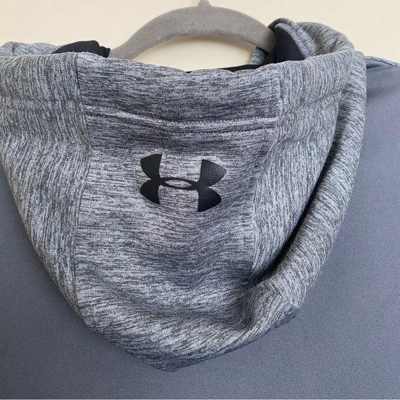 Under Armour men’s Sweatshirt Hoodie Two tone Gray size L - Picture 3 of 7